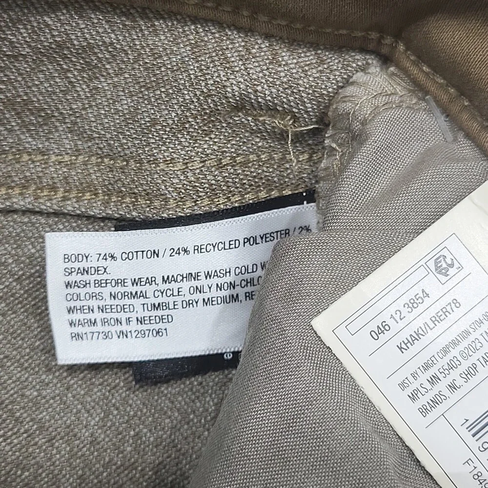 Boys' Super Stretch Slim Fit Jeans - Cat & Jack Khaki Size 10